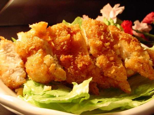 橄榄油炸鸡块