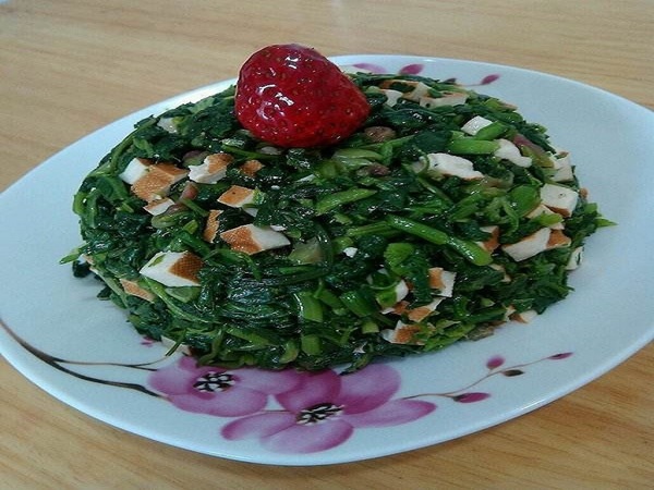 橄榄油菠菜塔