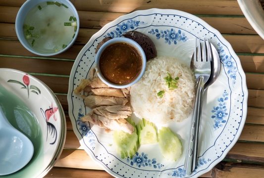 橄榄油让海南鸡饭更美味
